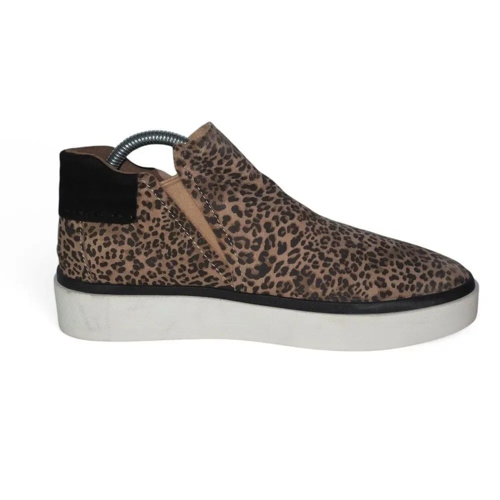 DV‎ Dolce Vita Vinni Microsuede Cheetah Chelsea Fashion Sneakers Women's 8.5